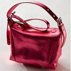 Free People Sabi Shoulder Bag in Sangria Sunset NWT